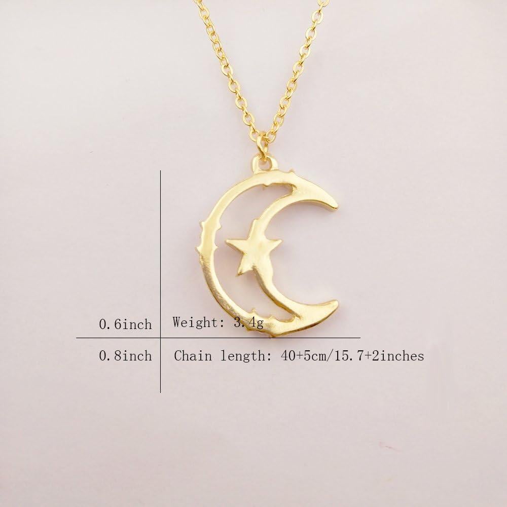 Collar de Anime MYANAIL Sailor Moon 40+5 cm Plata