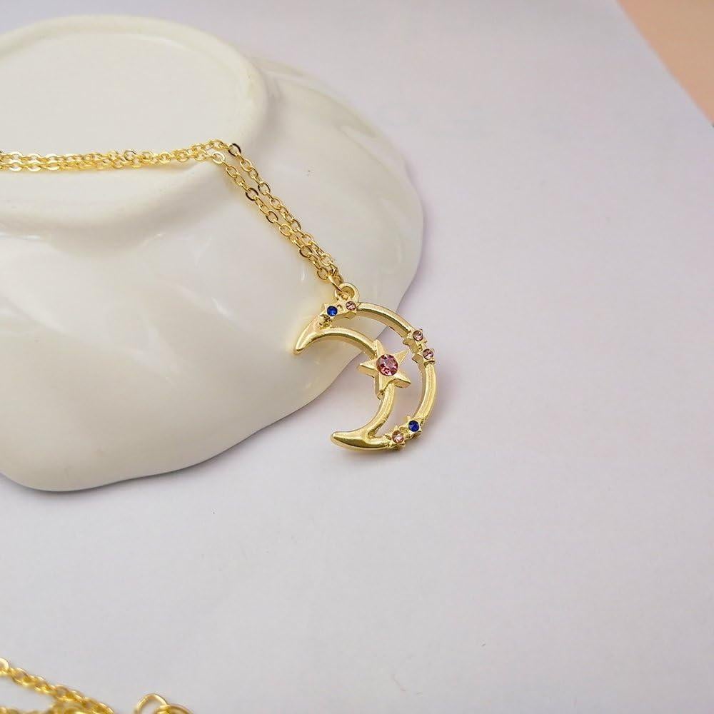 Collar de Anime MYANAIL Sailor Moon 40+5 cm Plata