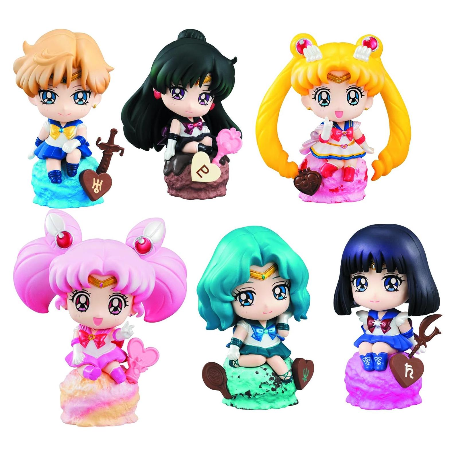 Figuras de colección Sailor Moon Petit Chara 6 pcs