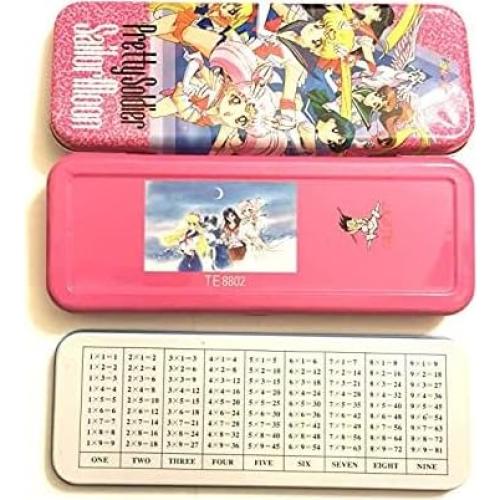 Estuche de Metal Sailor Moon Mediano con Bandeja Removible