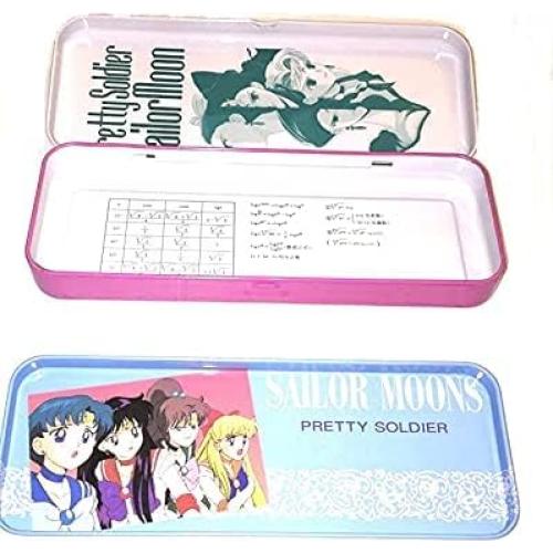 Estuche de Metal Sailor Moon Mediano con Bandeja Removible