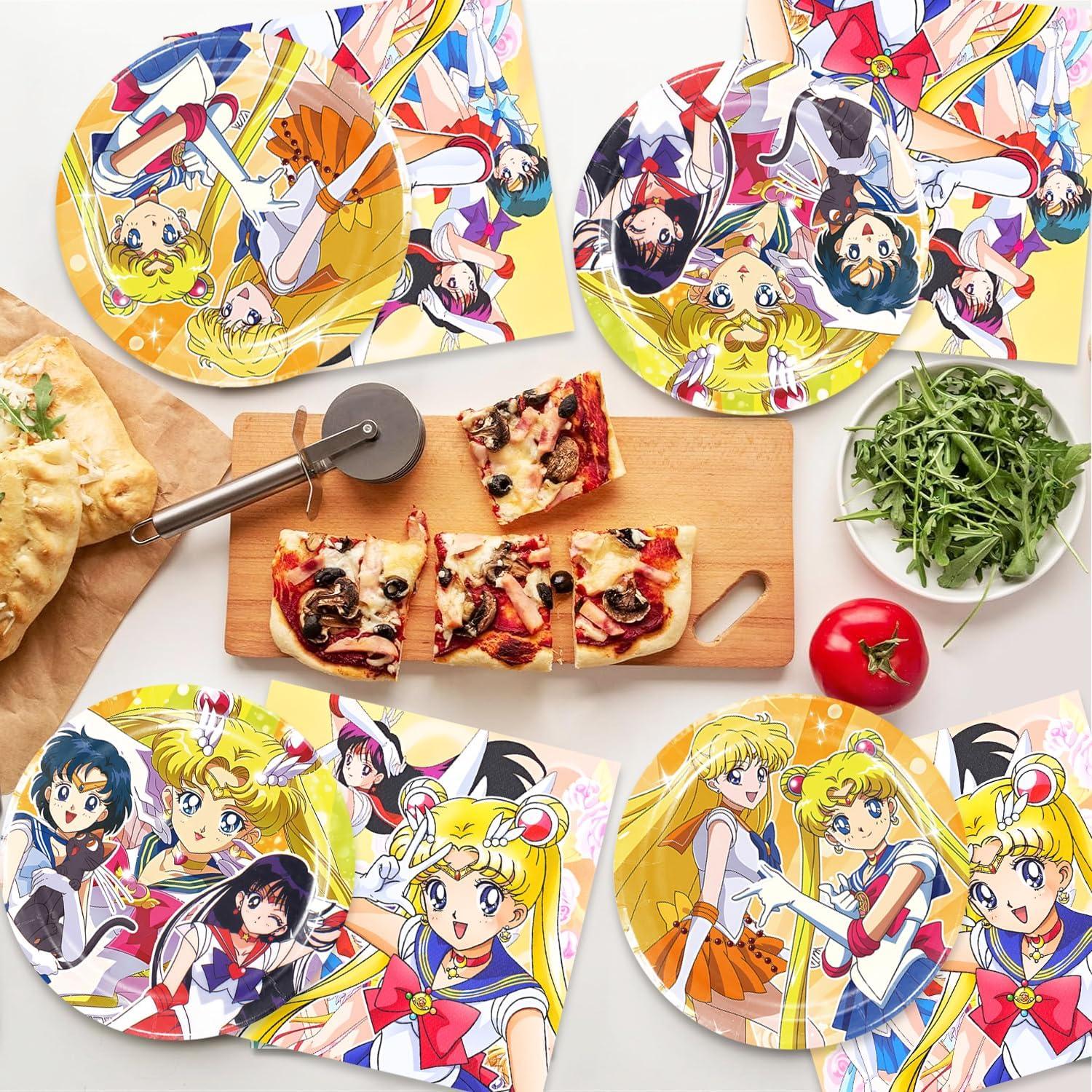 Suministros de Fiesta de Marinero 40 Pcs - Platos y Servilletas