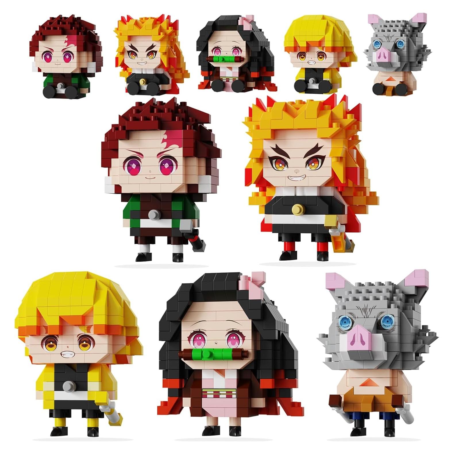 Set de Construcción 5 Figuras Demonios JESGO 1140 Pcs