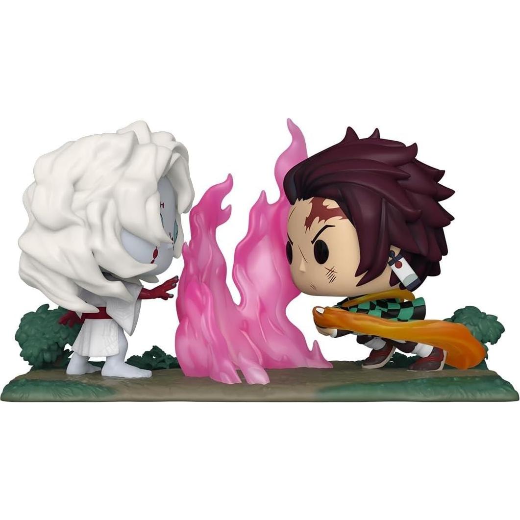Funko Pop! Momento Cazador de Demonios Tanjiro vs Rui 10.8 cm