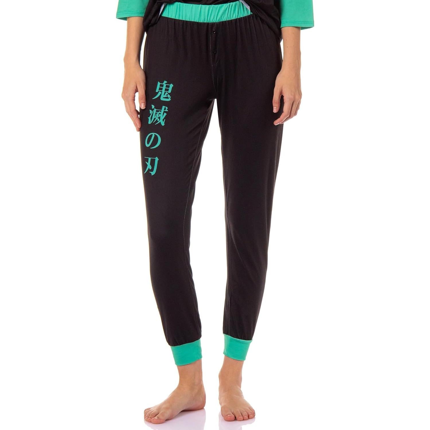 Conjunto de Pijamas Demon Slayer para Mujeres - Bioworld - Mediano