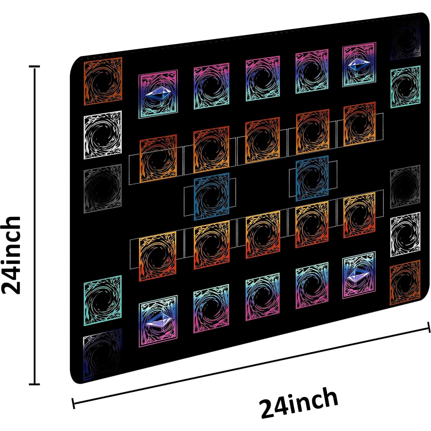 Alfombrilla de Juego Cosida Extalas 60x60cm para Yu-Gi-Oh