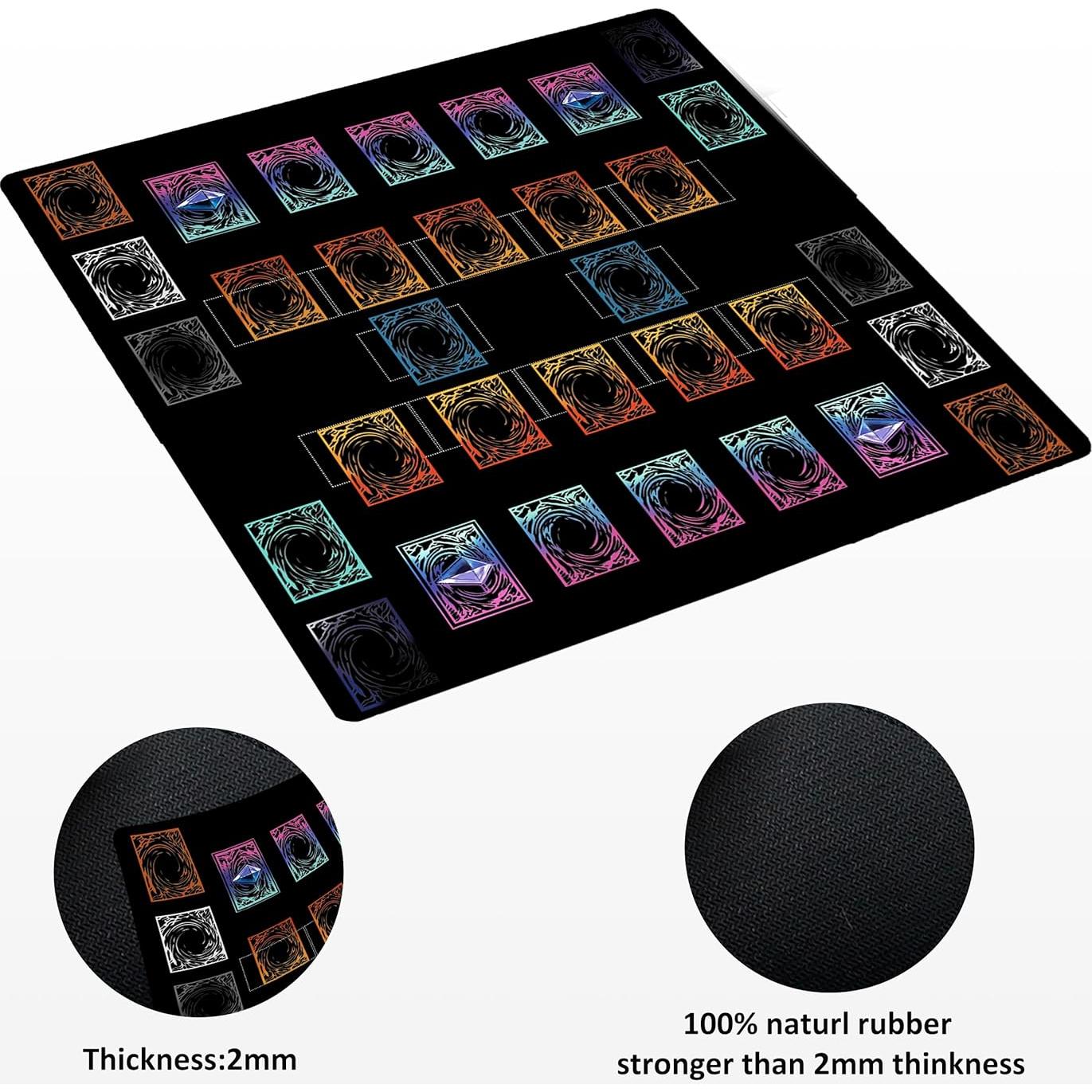Alfombrilla de Juego Cosida Extalas 60x60cm para Yu-Gi-Oh