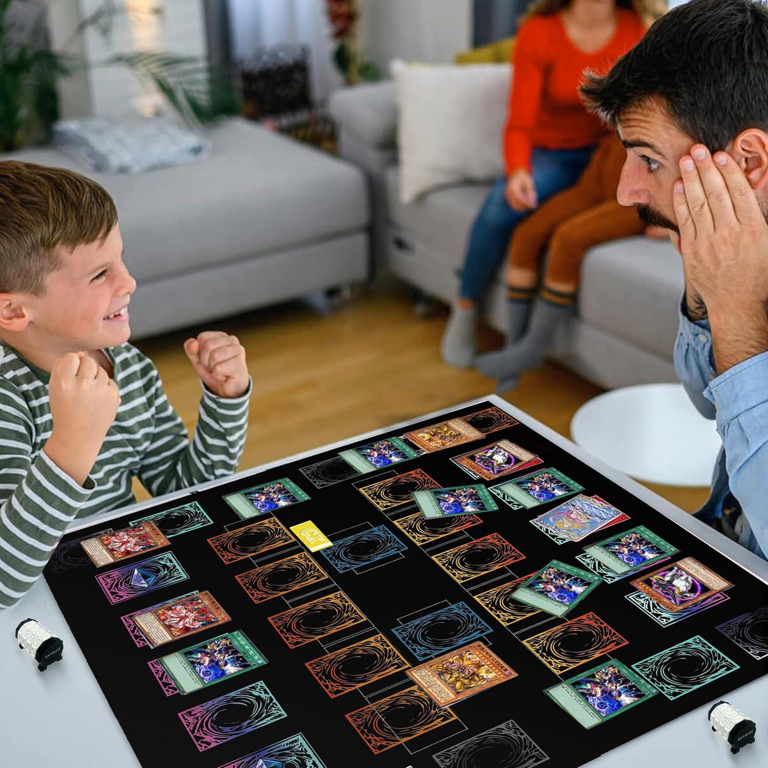 Alfombrilla de Juego Cosida Extalas 60x60cm para Yu-Gi-Oh