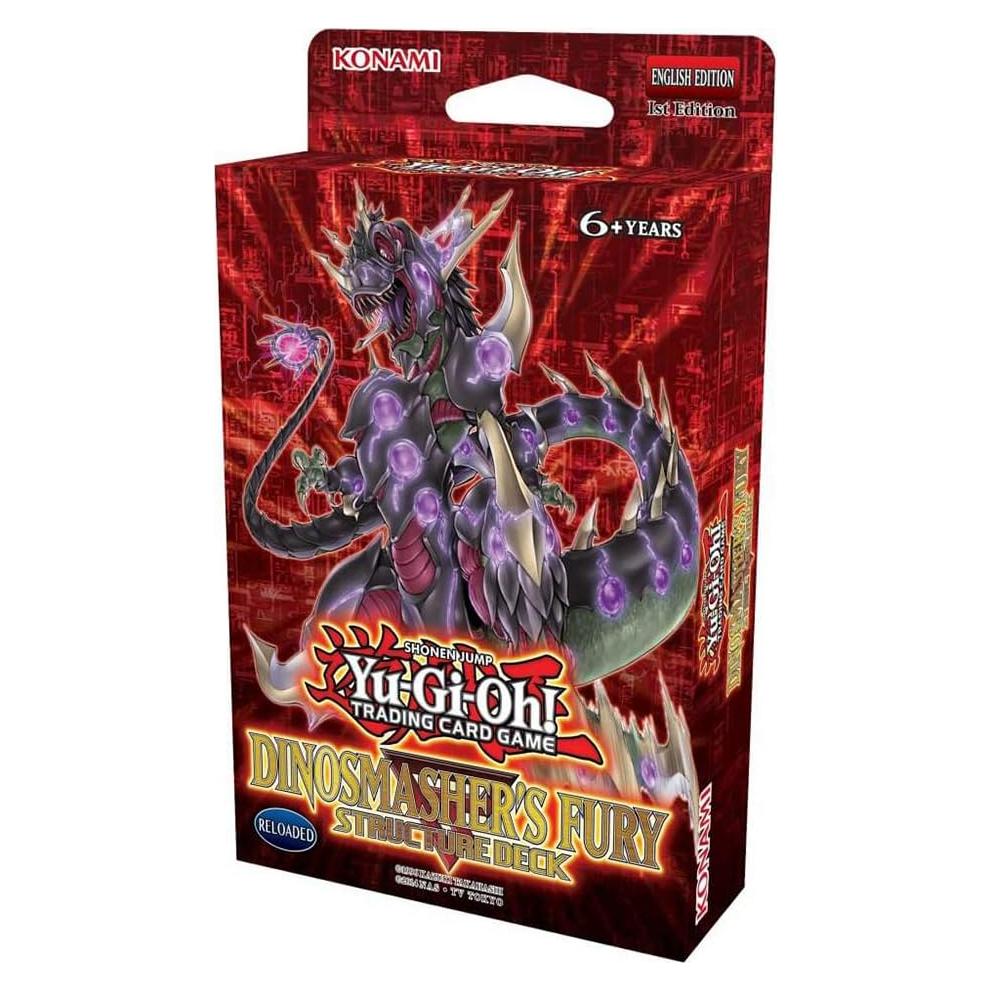 Juego de Cartas Yu-Gi-Oh! Furia de Dinosmashers - Edición Ilimitada