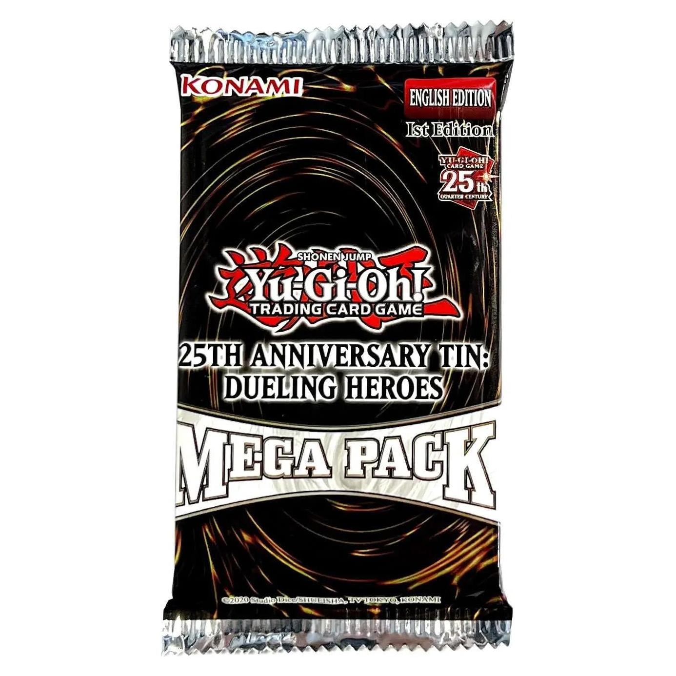 KONAMI Yu-Gi-Oh! 25 Aniversario Héroes de Duelo Mega Pack 18 Cartas