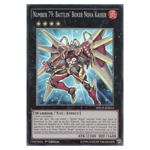 YU-GI-OH! - Number 79: Battlin' Boxer Nova Kaiser (WSUP-EN014) - World Superstars - 1st Edition - Super Rare