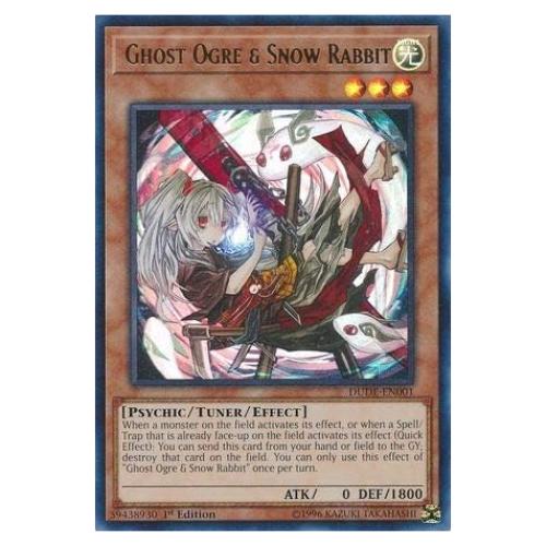 Carta Yu-Gi-Oh! Ogre Fantasma y Conejo de Nieve Ultra Rara