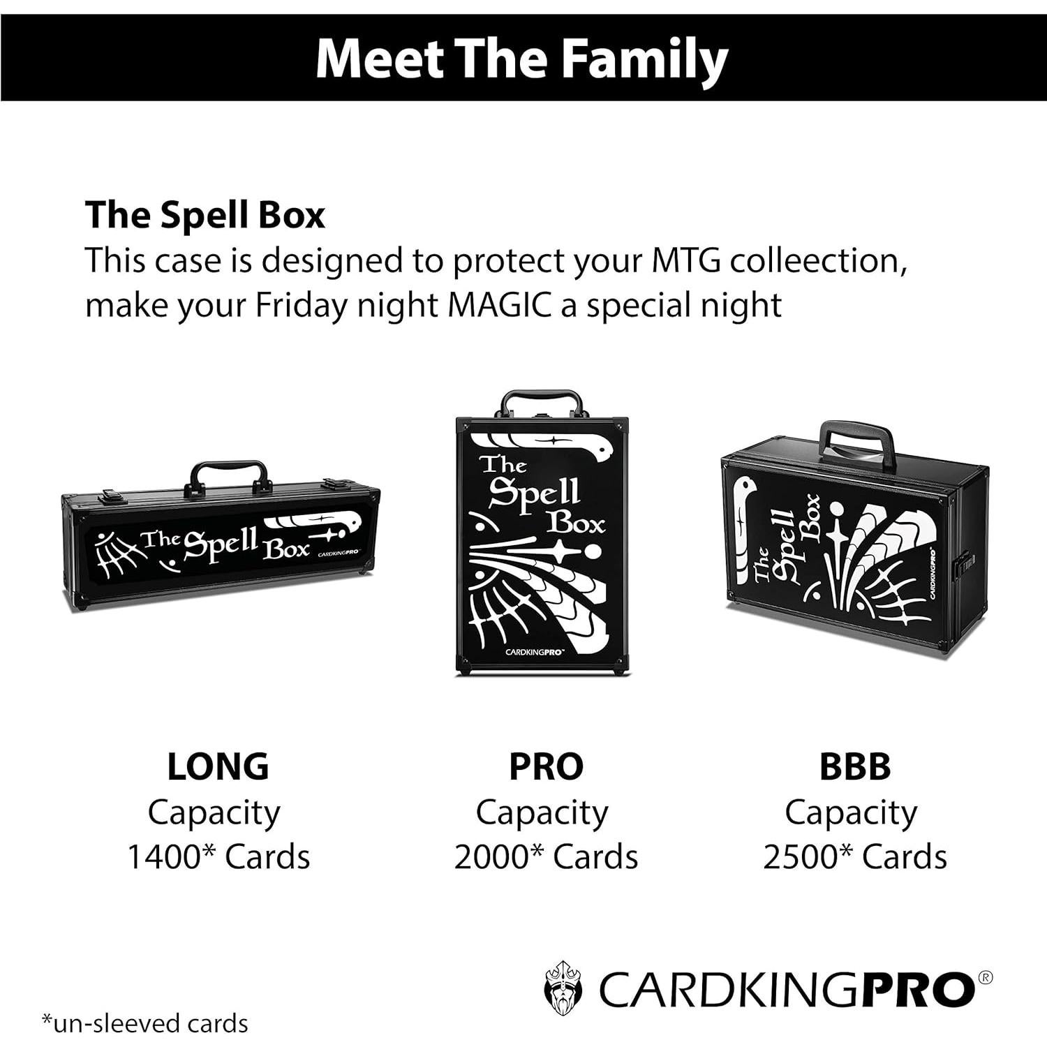 Funda de Almacenamiento de Cartas CardKingPro MTG - 1400 cartas