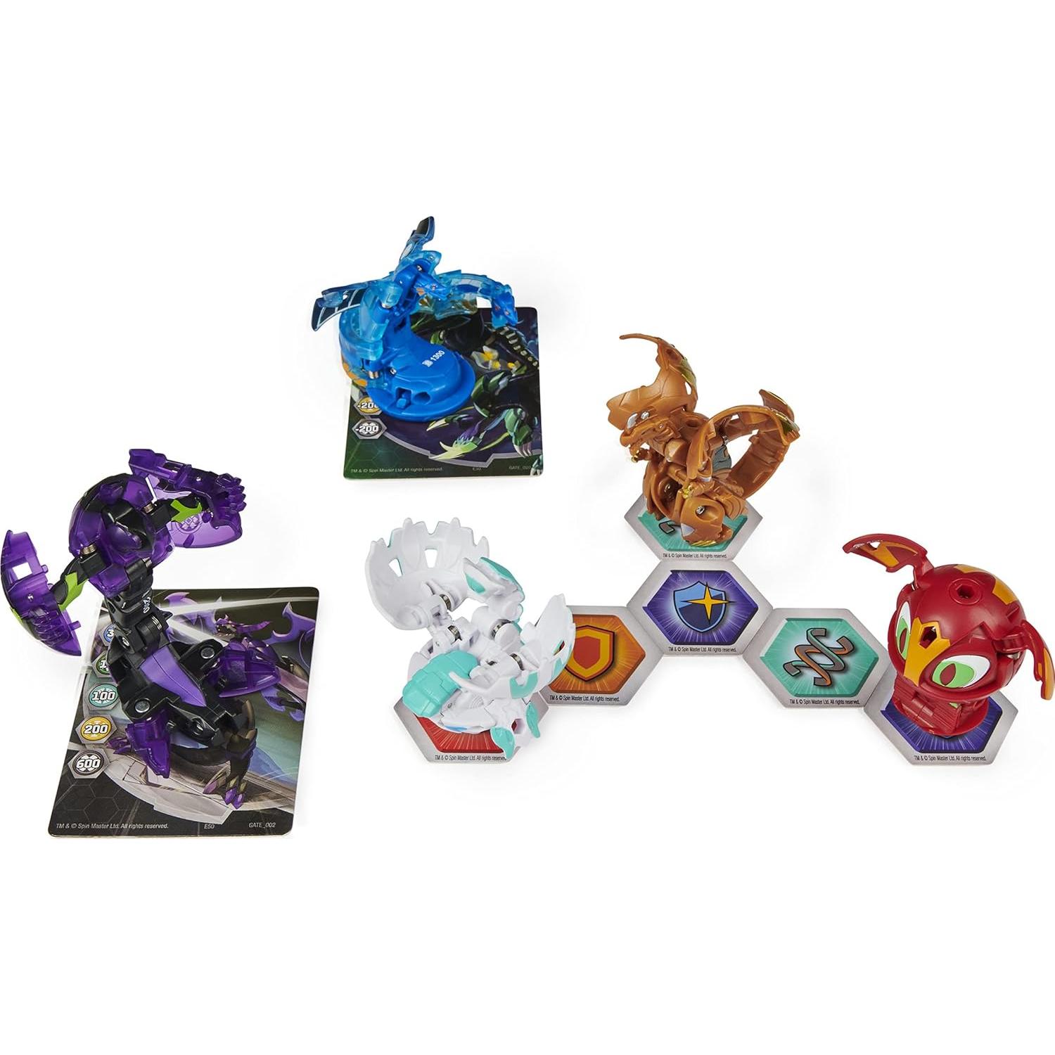Paquete Guerrero Geogan Bakugan Temporada 3 - 2 Geogan + 3 Bakugan