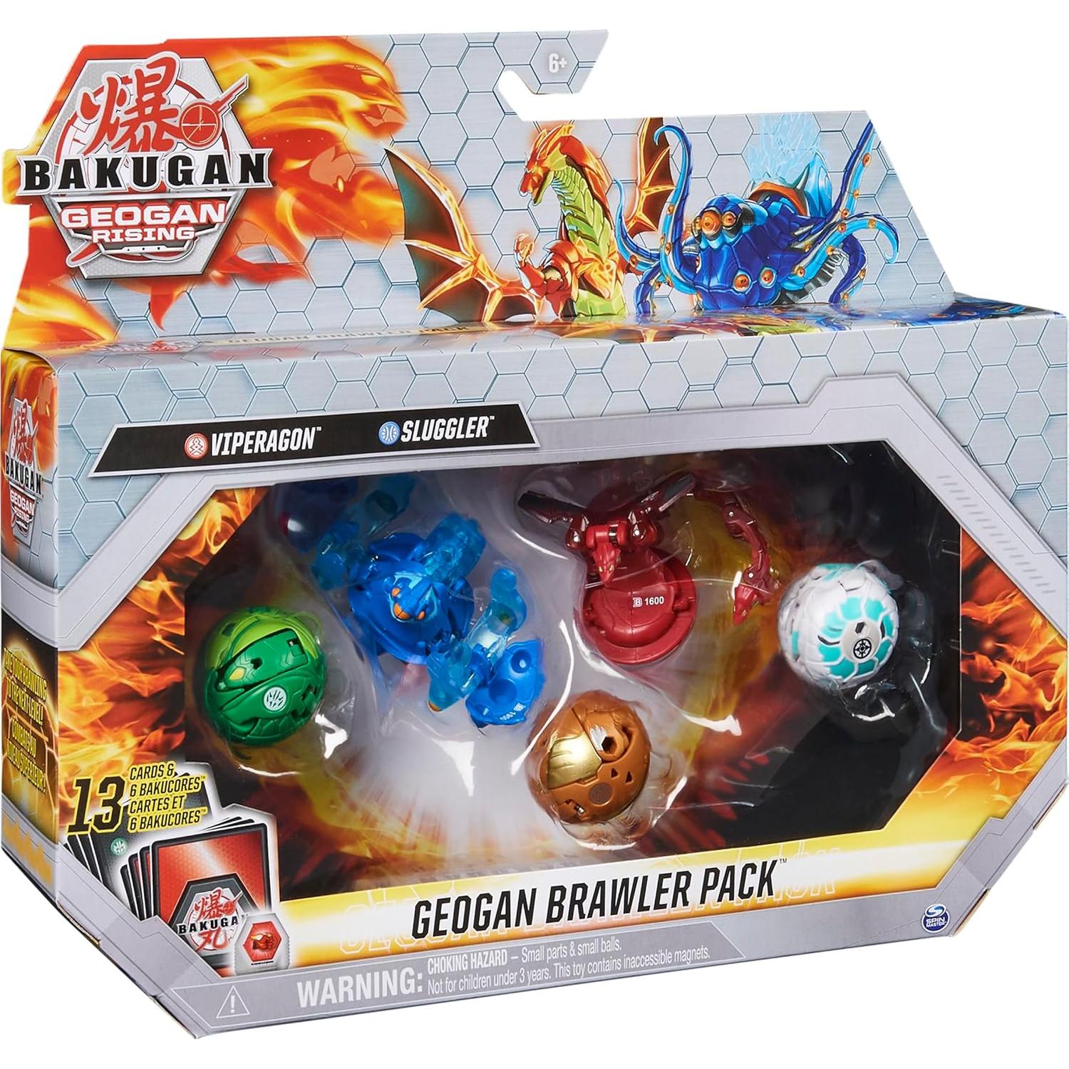 Paquete Guerrero Geogan Bakugan Temporada 3 - 2 Geogan + 3 Bakugan