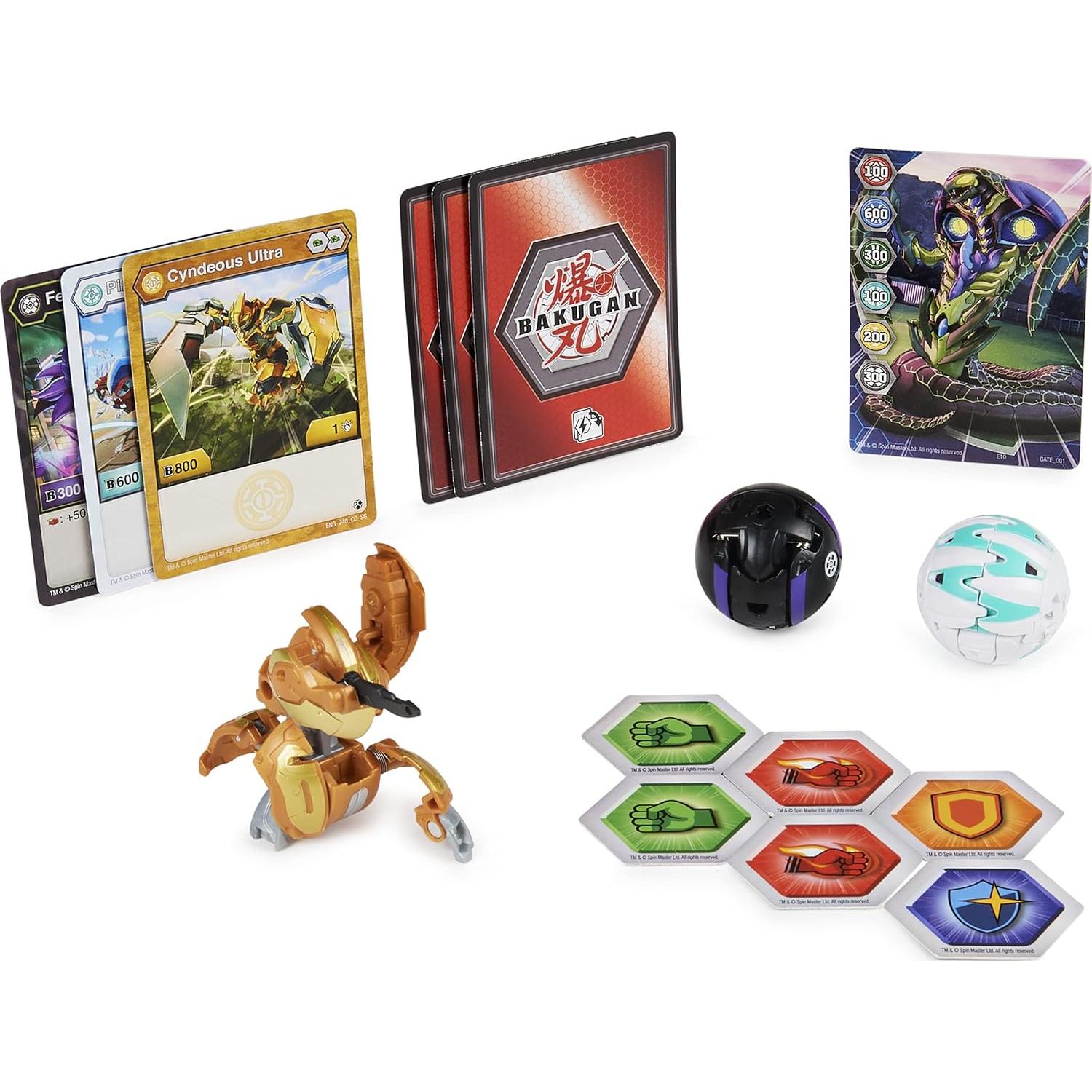 Paquete Inicial Bakugan Geogan Rising 3-Pack - 1 Ultra, 2 Figuras