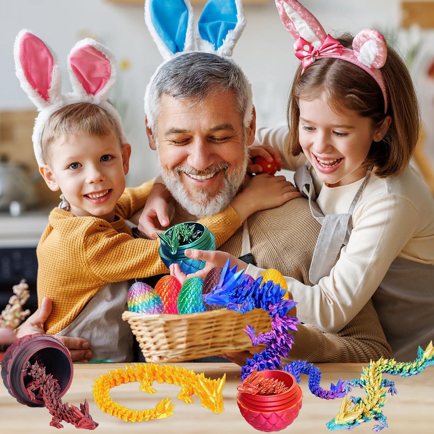 Huevos de Dragón 3D JOD - Set de 6 Juguetes Antiestrés