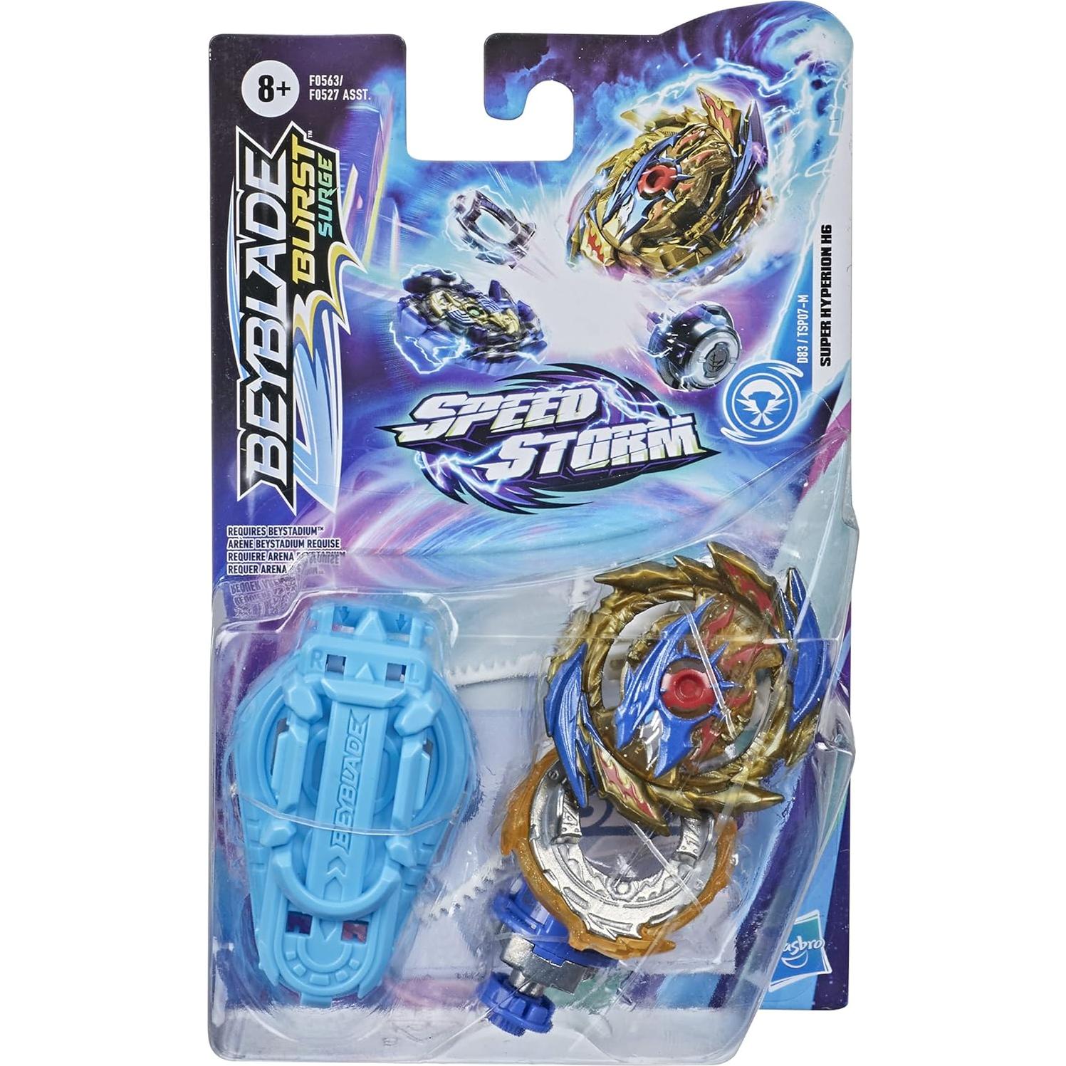 Peonza Beyblade Burst Speedstorm Super Hyperion H6 + Lanzador