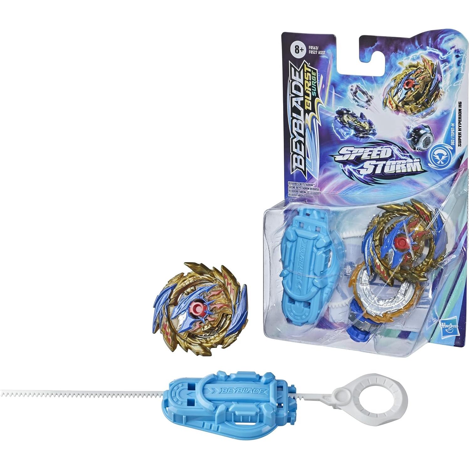 Peonza Beyblade Burst Speedstorm Super Hyperion H6 + Lanzador