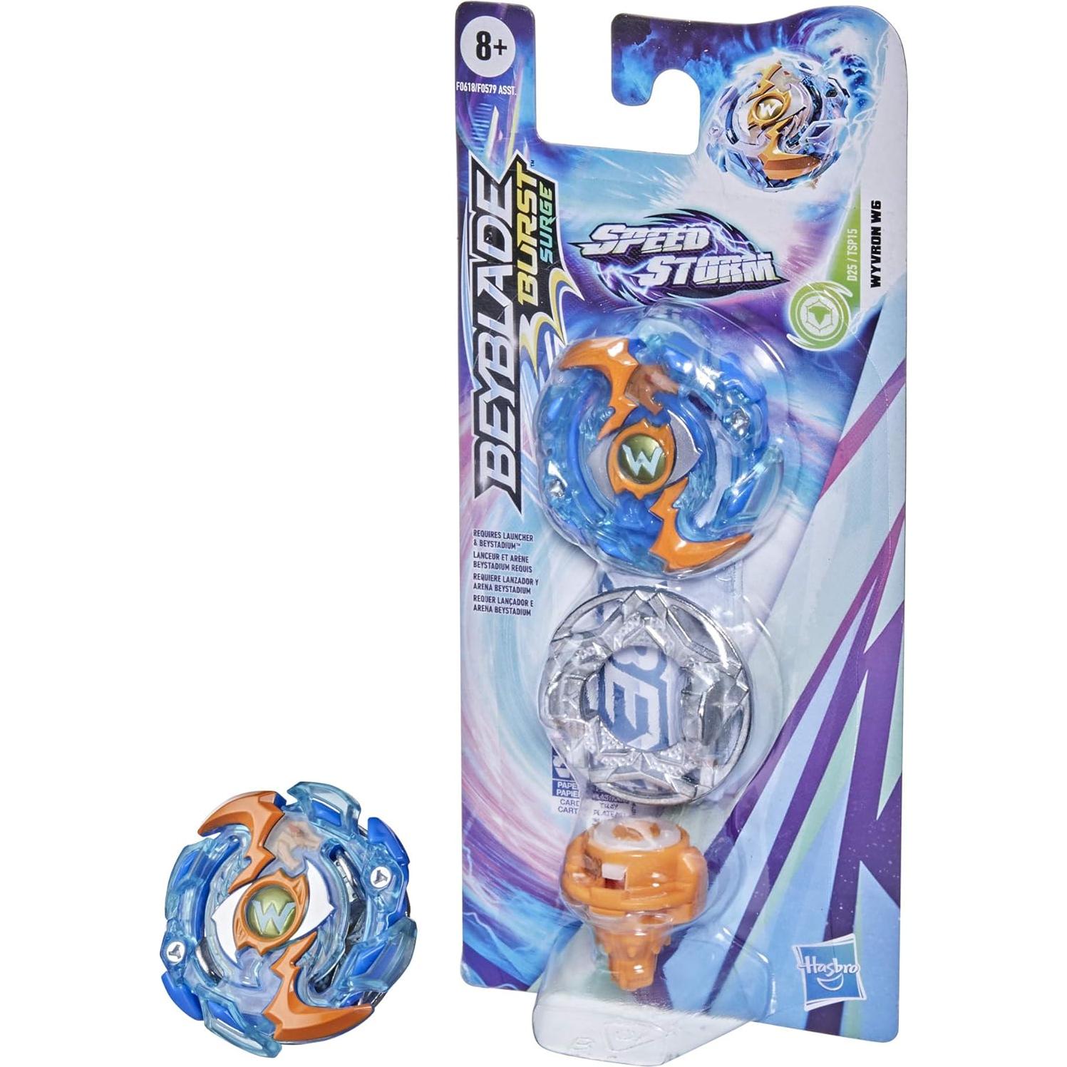 Peonza Beyblade Burst Speedstorm Wyvron W6 - Tipo Defensa
