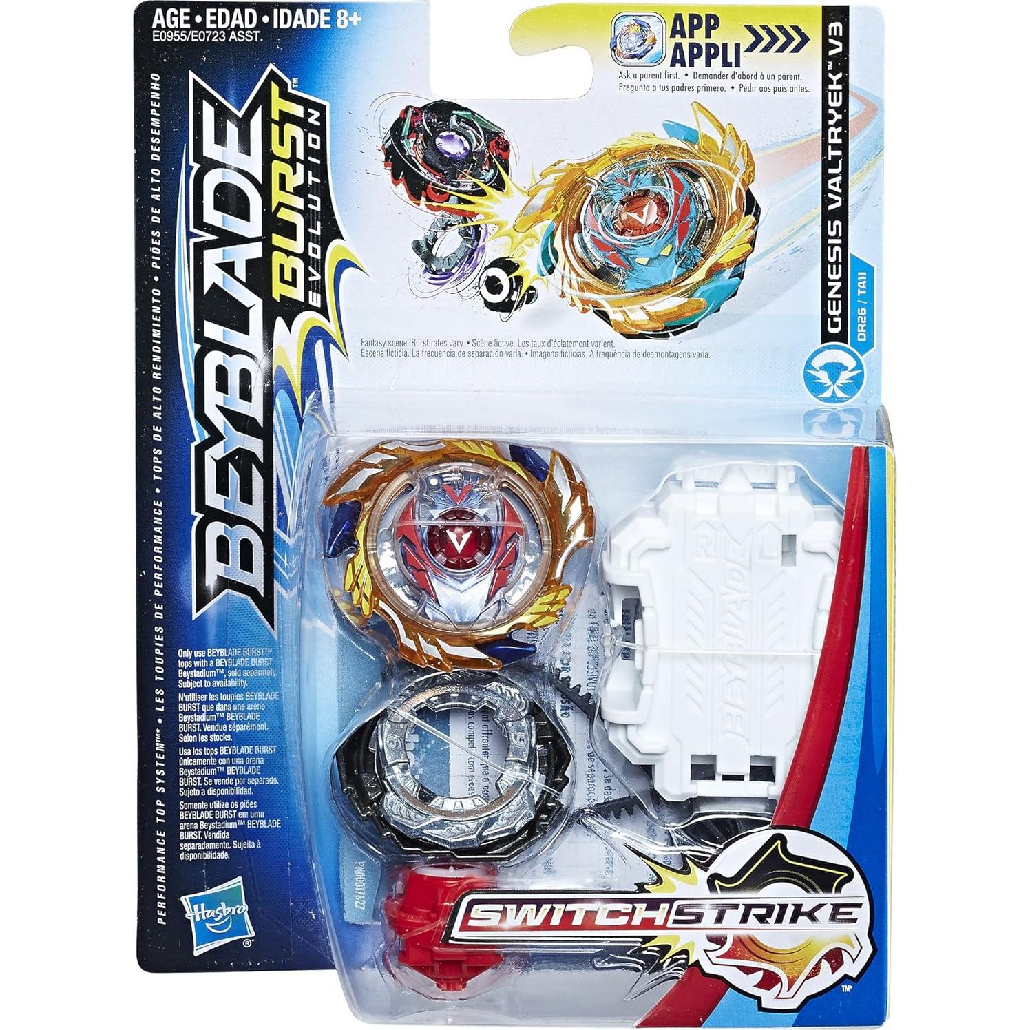 Beyblade Burst SwitchStrike Genesis Valtryek V3 - Top y Lanzador