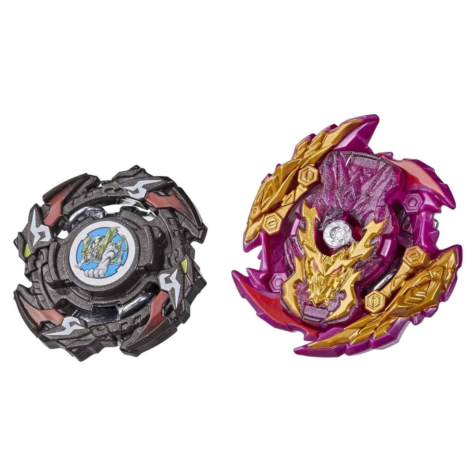 Paquete de Colección Beyblade Burst Hasbro: Zona Balkesh B5 y Wraith Driger F