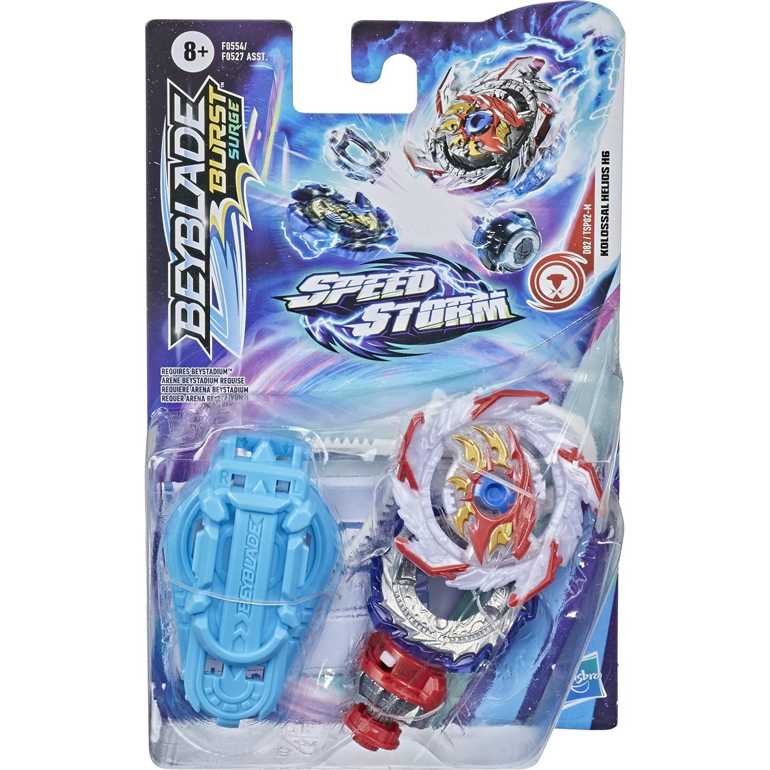 Peonza Beyblade Burst Speedstorm Kolossal Helios H6 - Lanzador