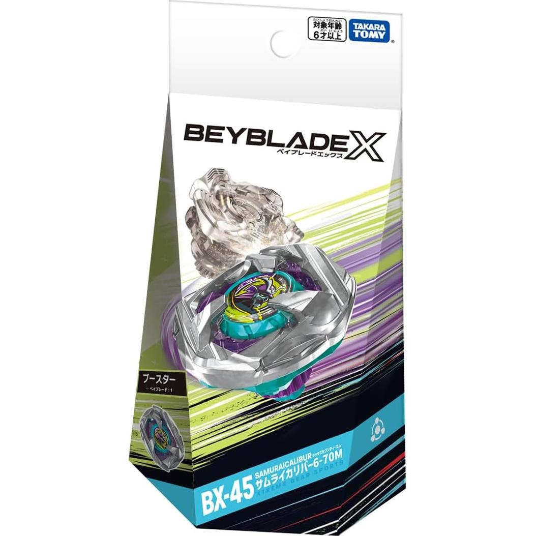 Beyblade X Takara Tomy BX-45 Samurai Caliber 90g