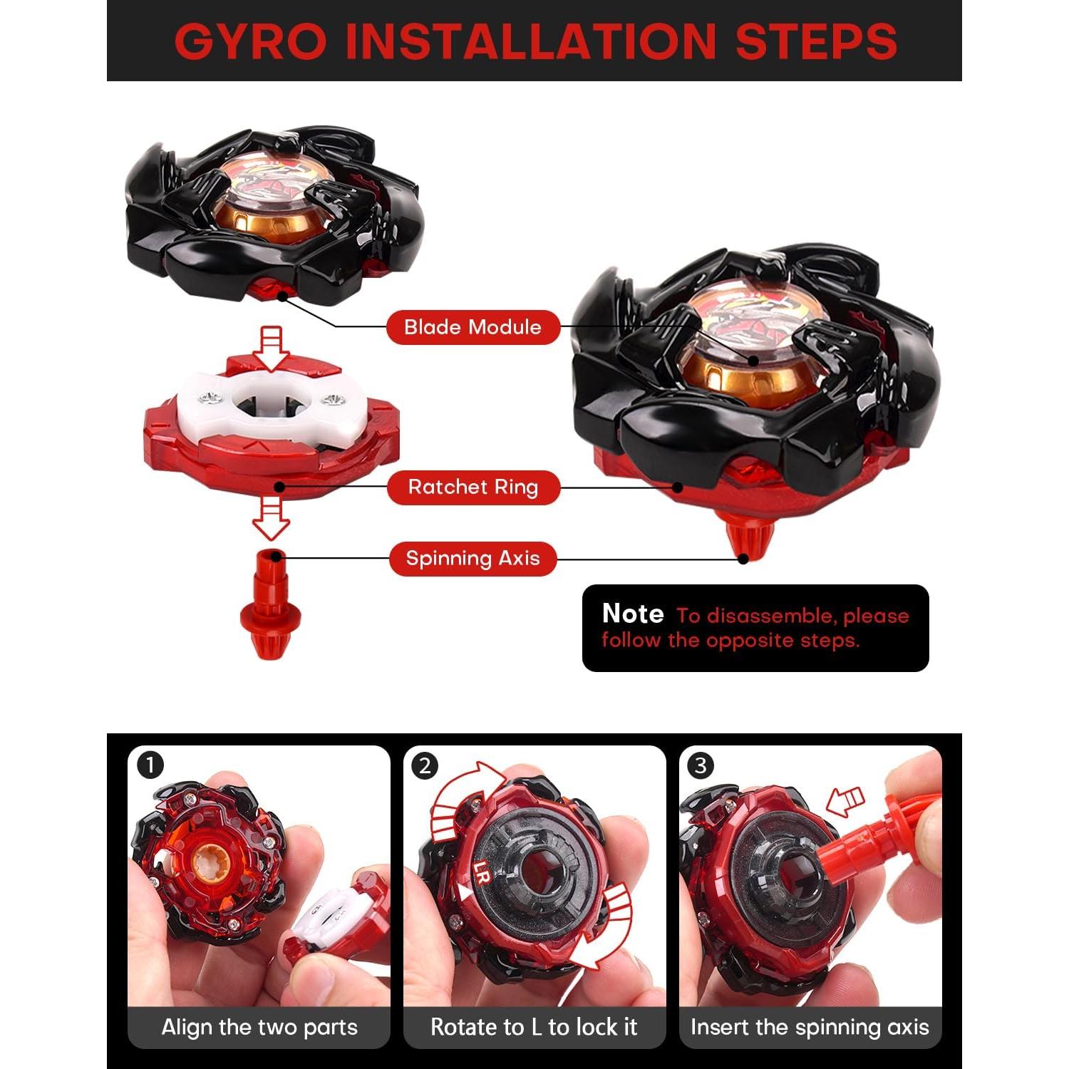 Conjunto Lanzador de Cuerda Peonza Izquierda DEZAWRTY Cobalt Dragoon