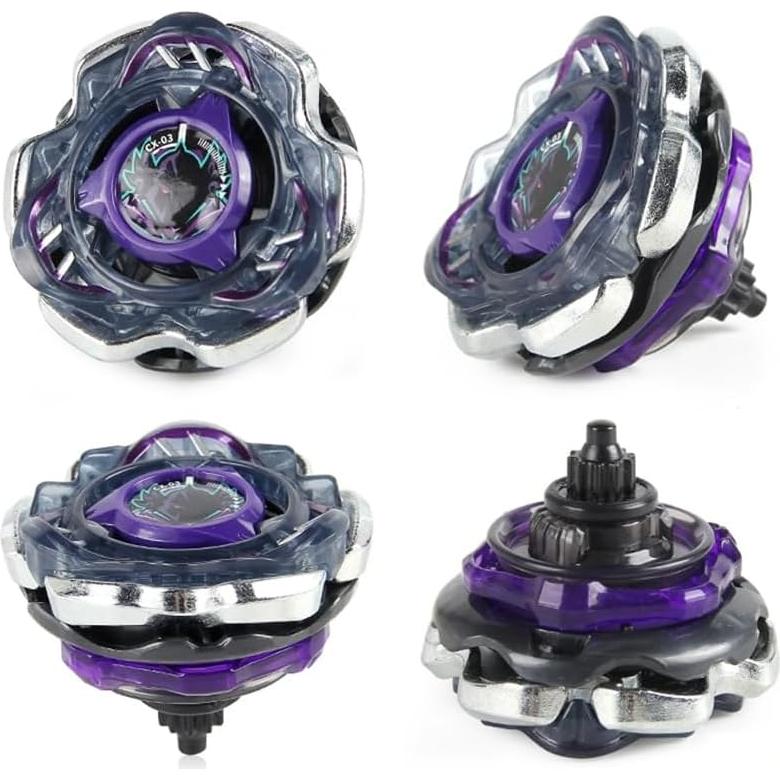 Conjunto de Batalla Peonzas ASVEXKW 5 Peonzas y Lanzadores