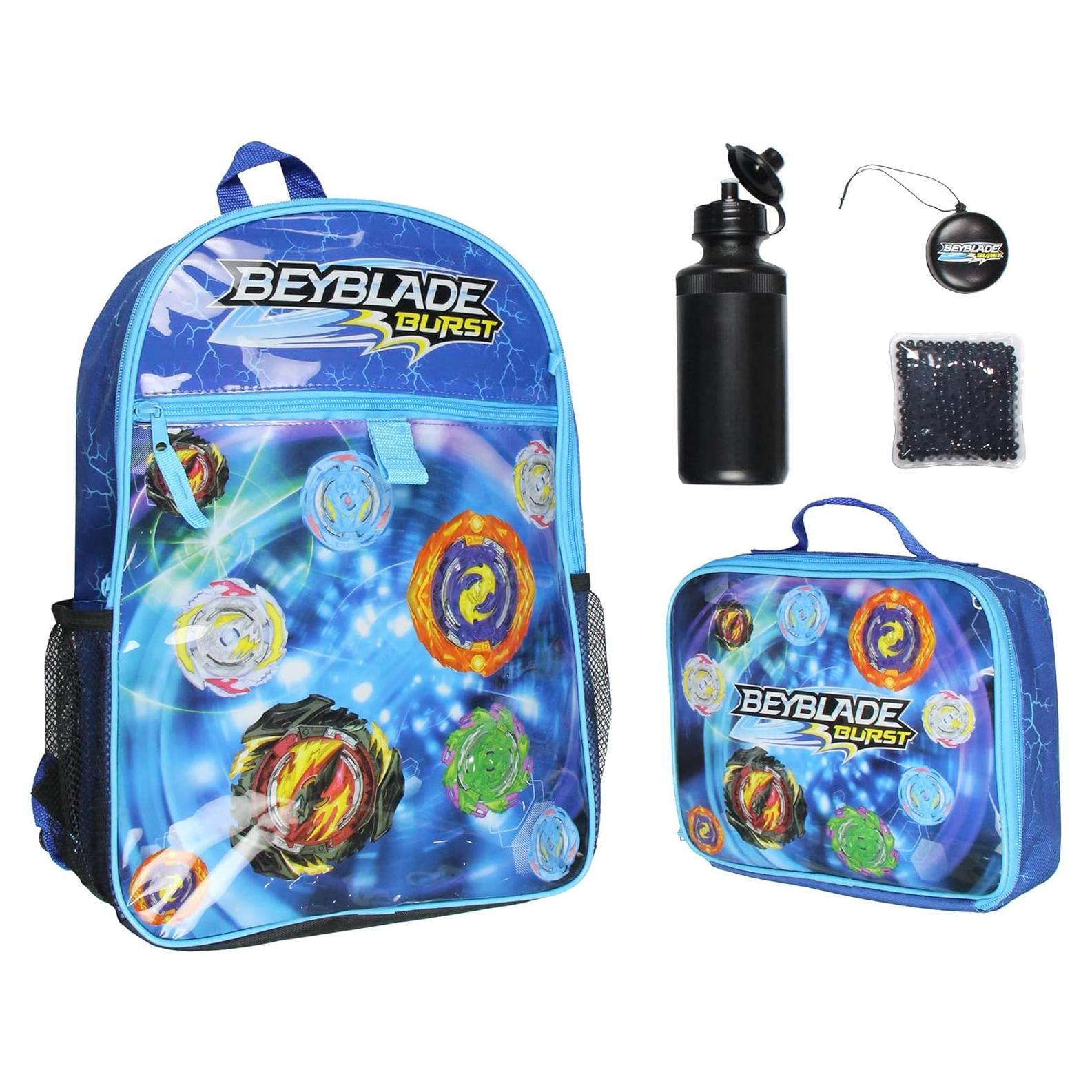 Set de Mochila Beyblade Burst Intimo con Caja de Almuerzo
