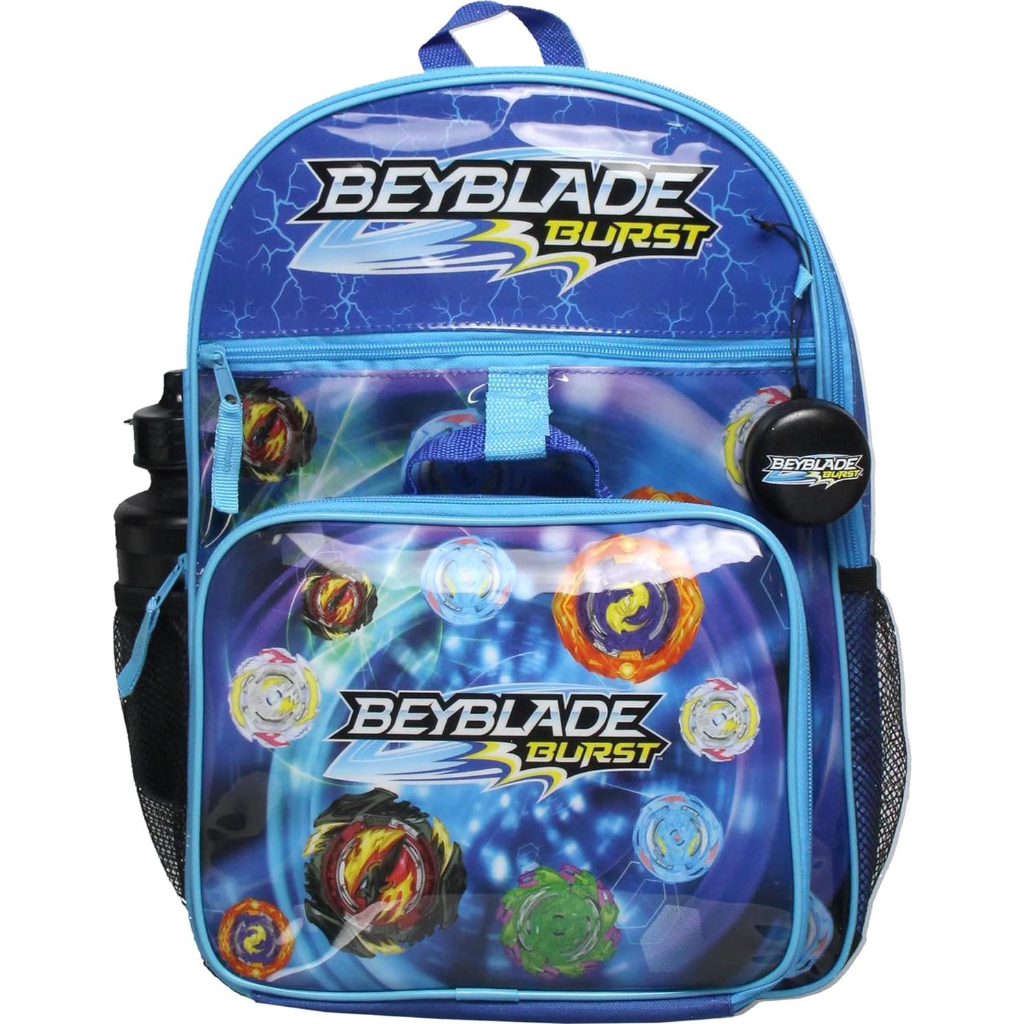 Set de Mochila Beyblade Burst Intimo con Caja de Almuerzo