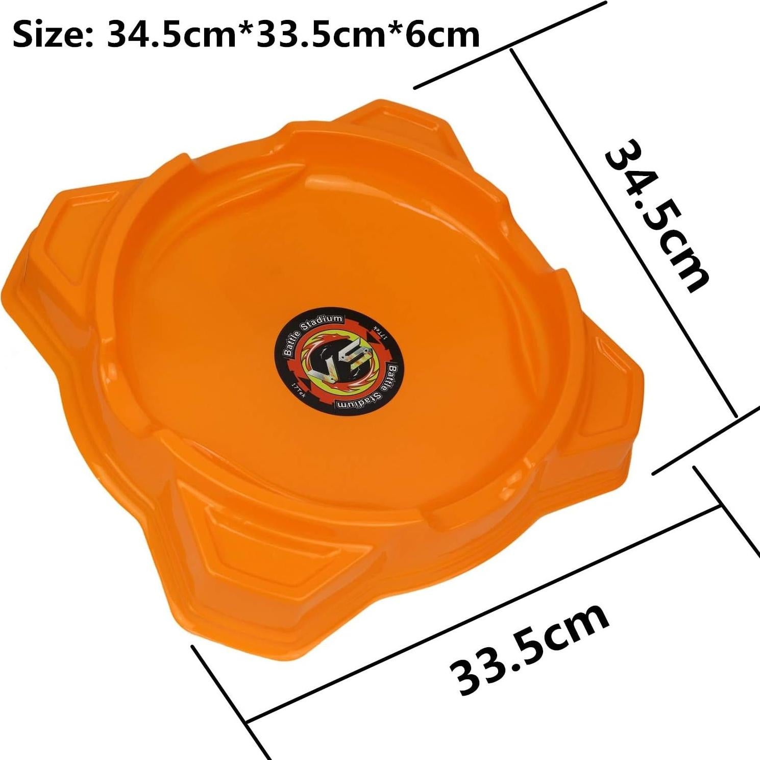 Estadio de Batalla Beyblade 17Tek Naranja 34.5x33.5cm