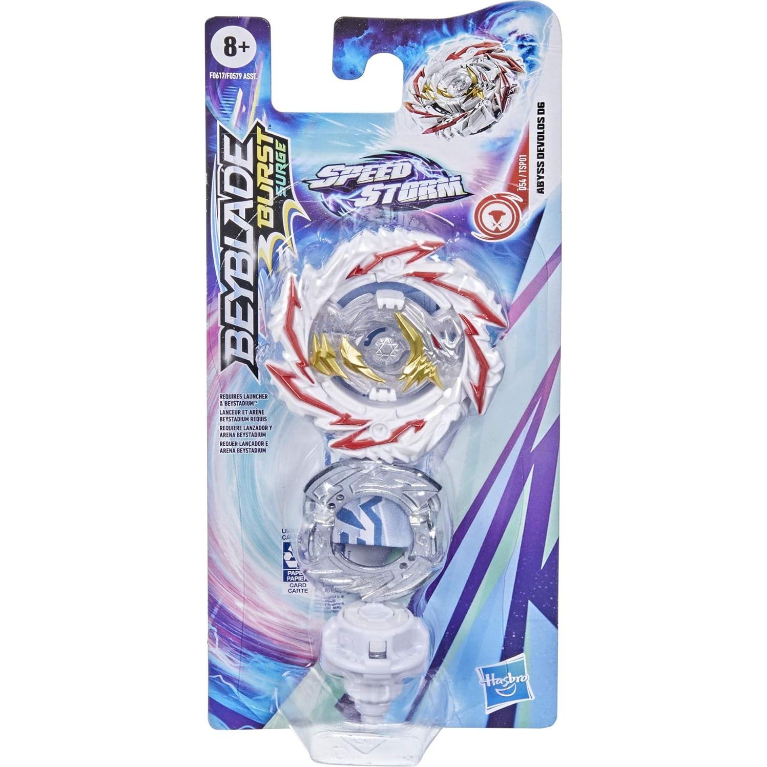 Peonza Beyblade Burst Speedstorm Abyss Devolos D6 - Juguete 8+