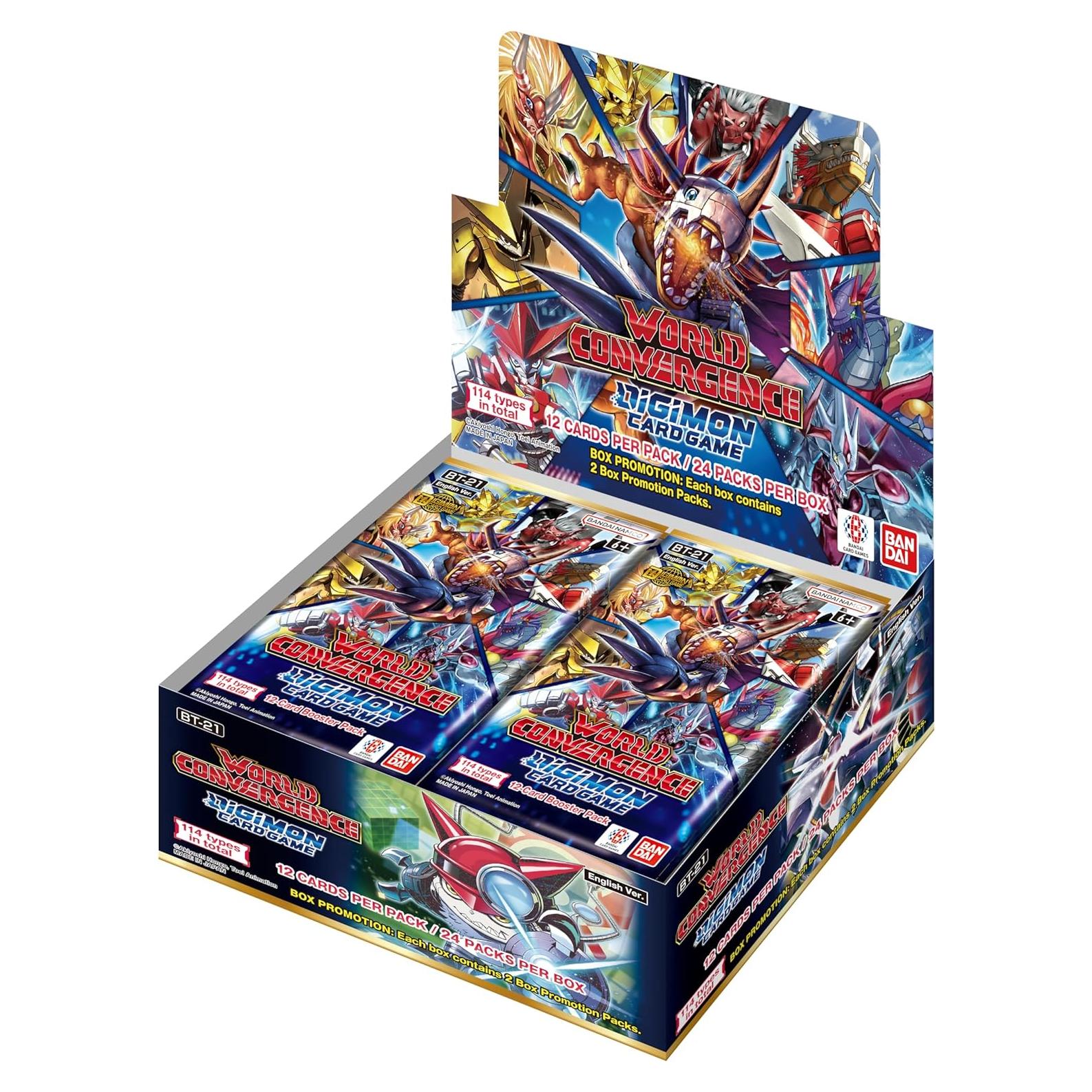 Juego de Cartas Coleccionables Bandai Digimon Convergencia Mundial