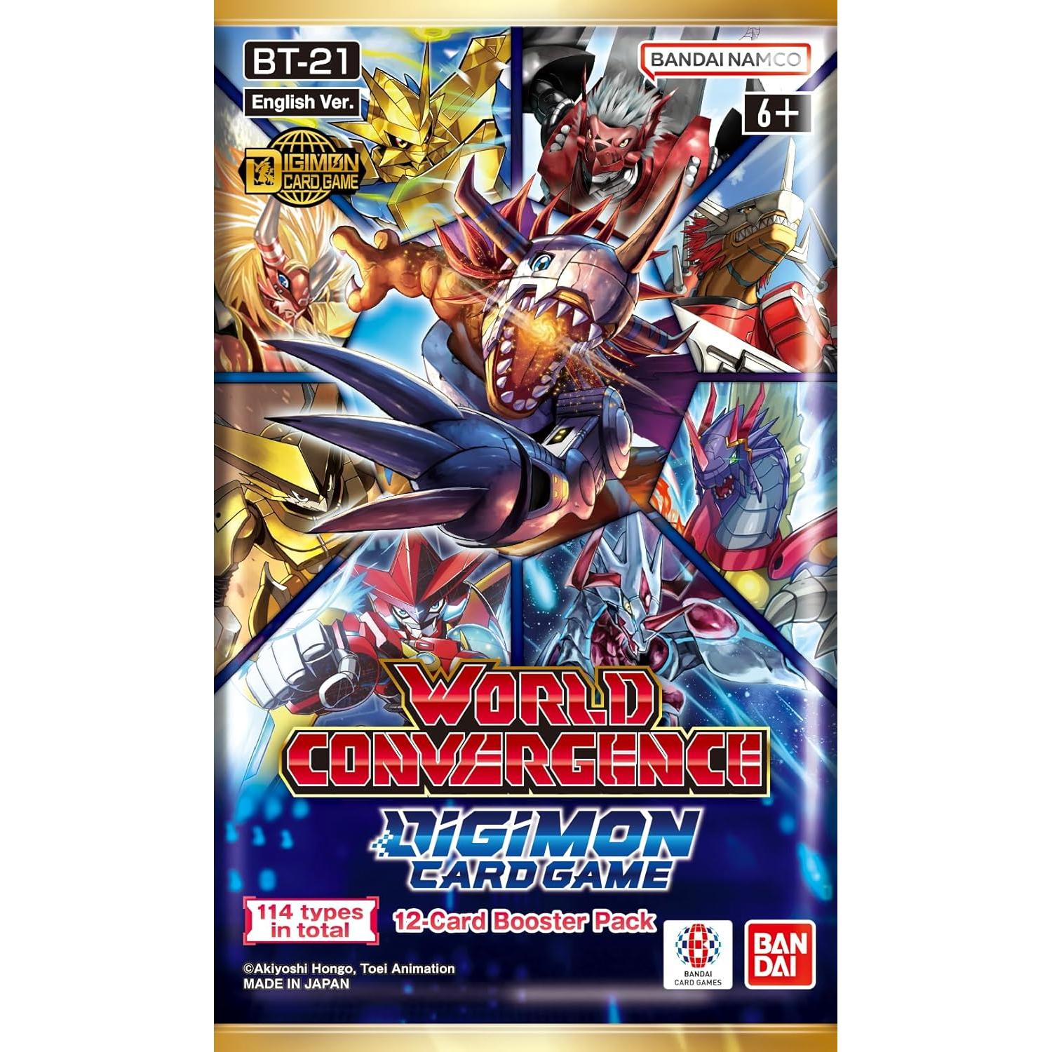 Juego de Cartas Coleccionables Bandai Digimon Convergencia Mundial