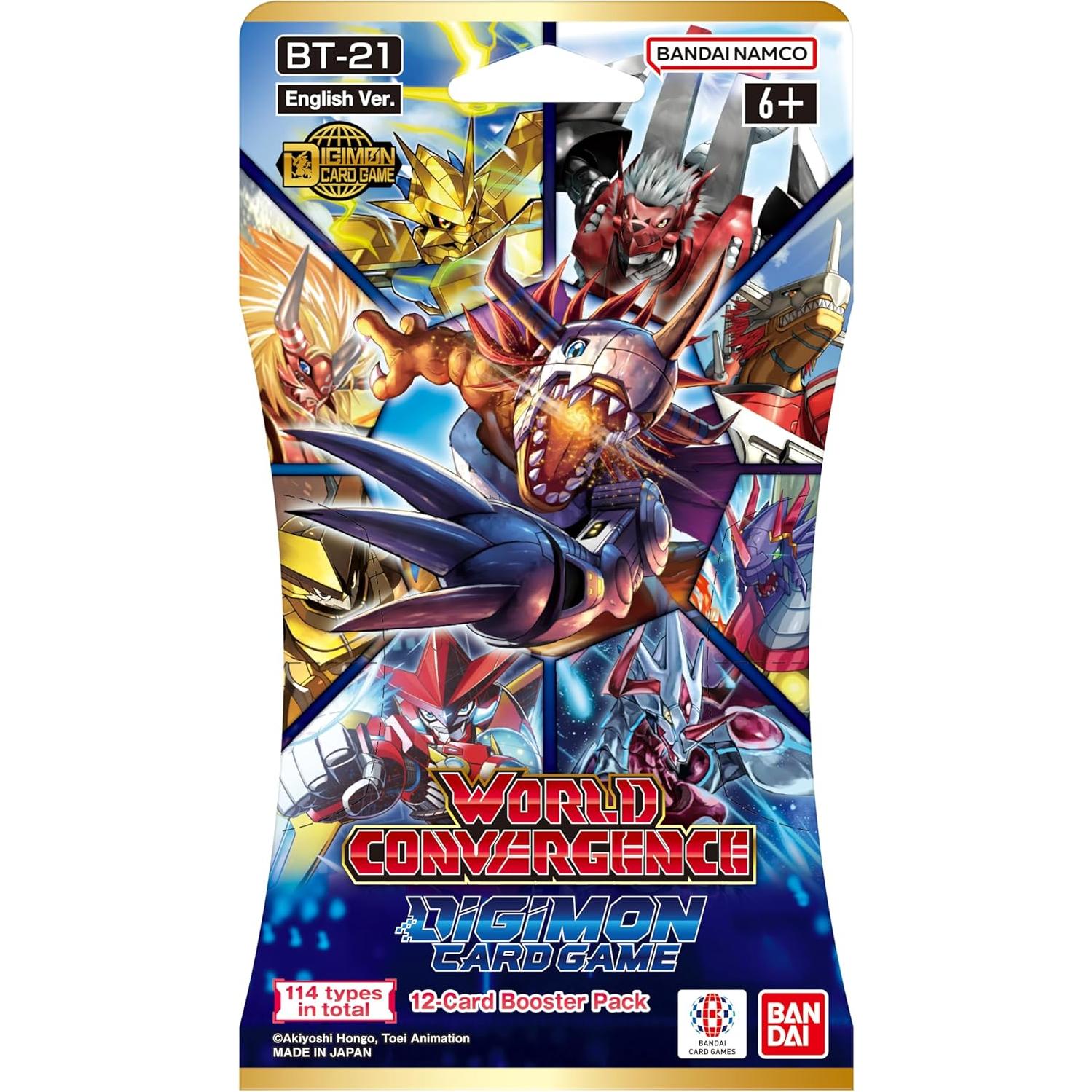 Juego de Cartas Coleccionables Bandai Digimon Convergencia Mundial