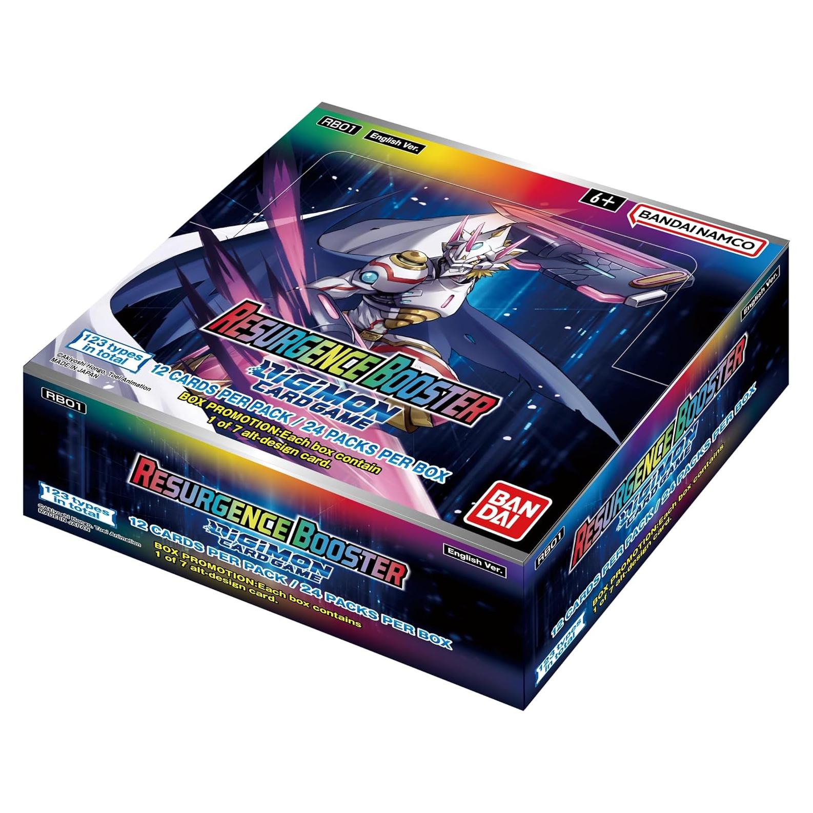Caja de Refuerzo Digimon Resurgence RB01 - 122 Cartas