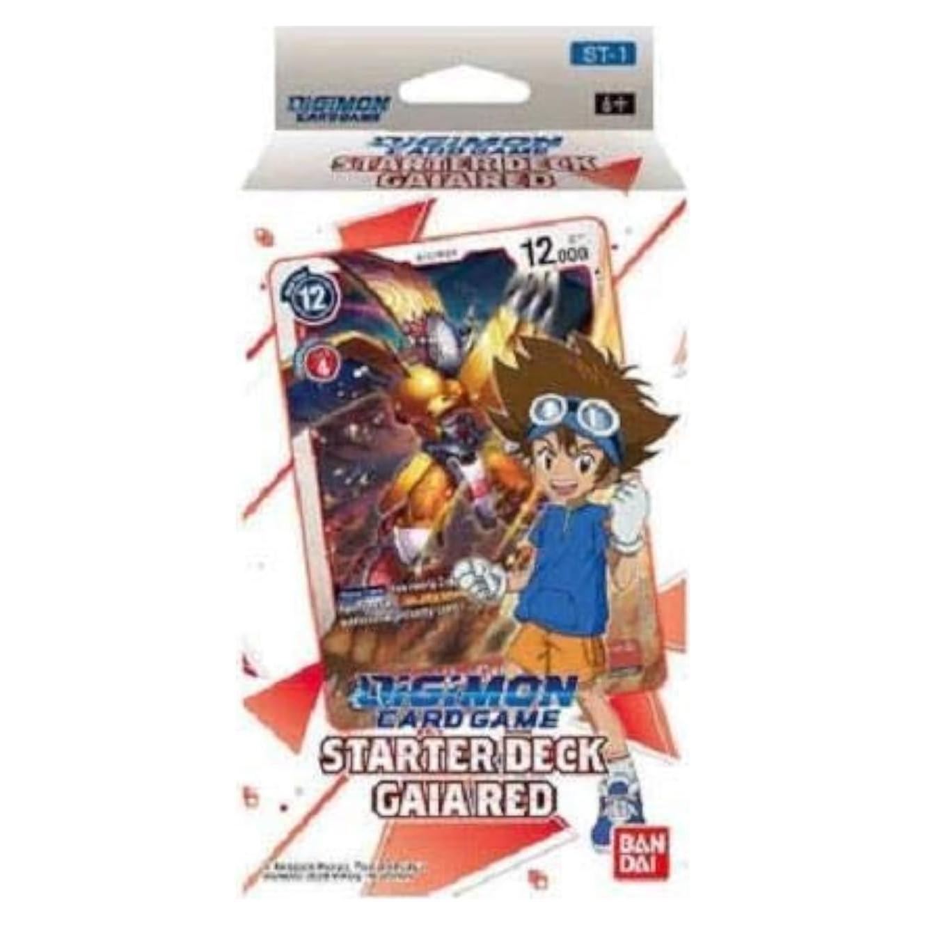 Baraja Inicial Digimon TCG Gaia Roja - 54 Cartas Bandai