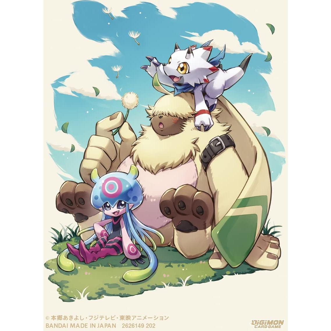 Fundas para Cartas Digimon BANDAI 64 Piezas Vinilo 67x92mm