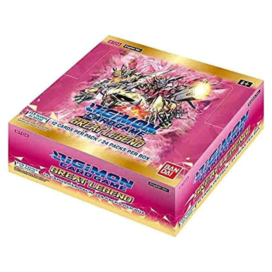 Juego de Cartas Digimon Gran Leyenda - Caja de Refuerzo 24 Paquetes