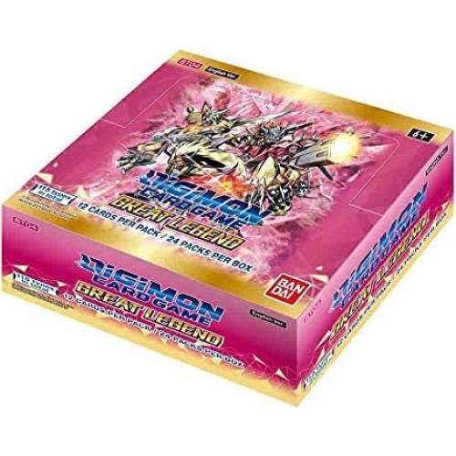 Juego de Cartas Digimon Gran Leyenda - Caja de Refuerzo 24 Paquetes