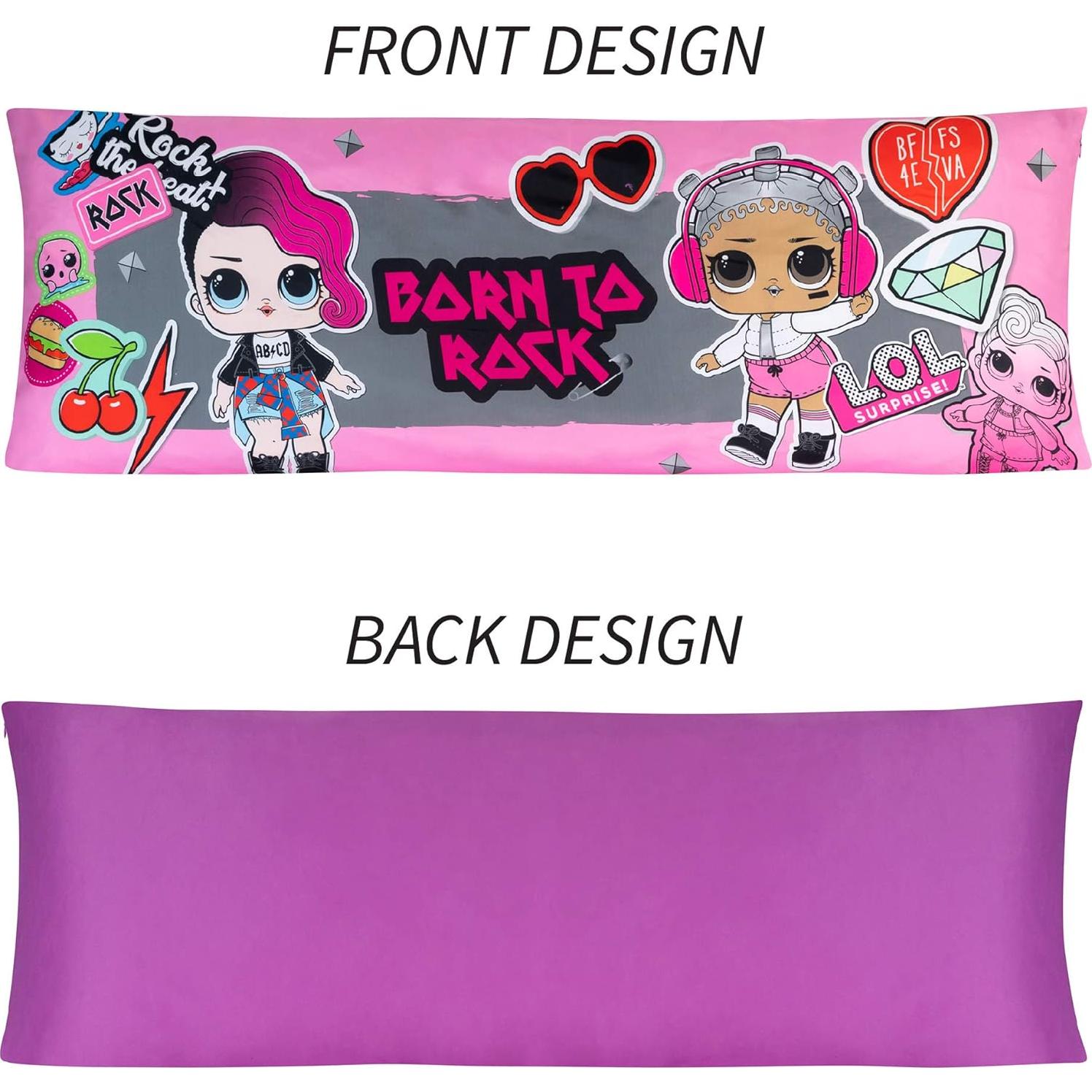 Funda de Almohada Corporal LOL Surprise Franco 137x51 cm