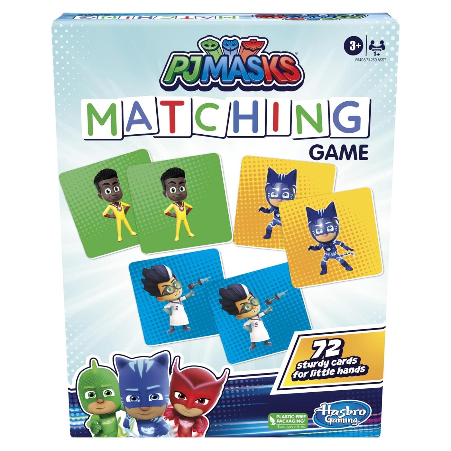 Juego de Emparejamiento PJ Masks Hasbro para Niños 3+ Años