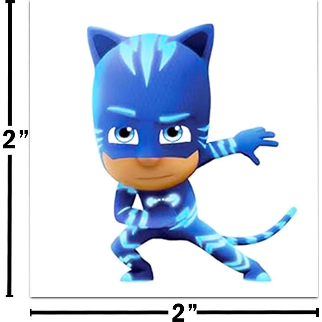 Paquete de 72 Tatuajes Temporales PJ Masks 5.08 cm