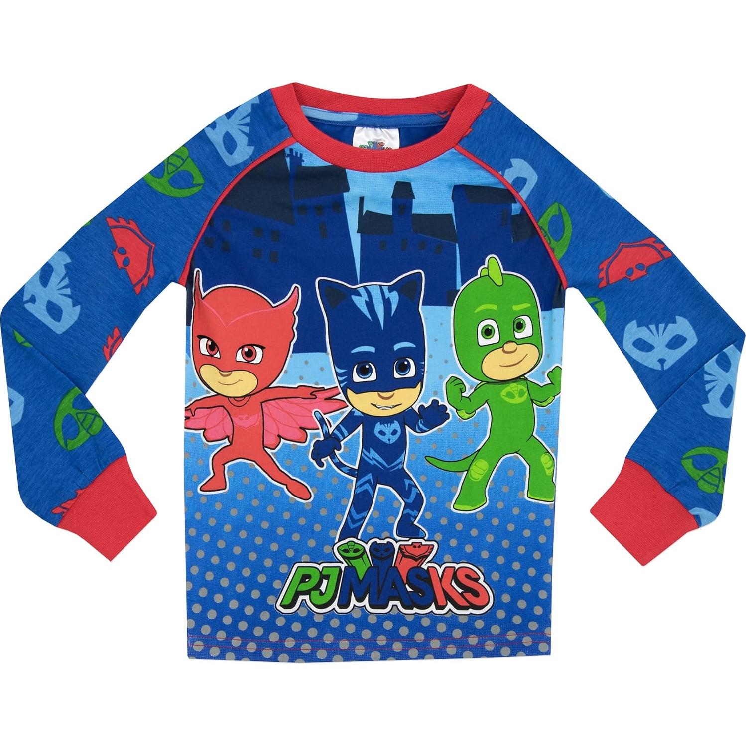 Pijamas PJ Masks para Niños - Catboy, Owlette, Gekko - Algodón