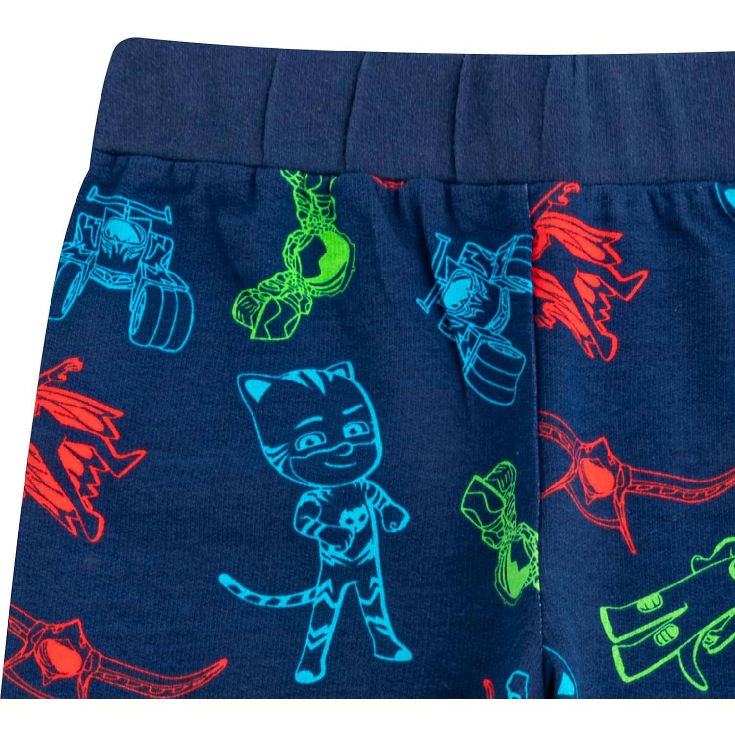 Conjunto de Pijama para Niños PJ Masks 4T - Camiseta y Pantalón
