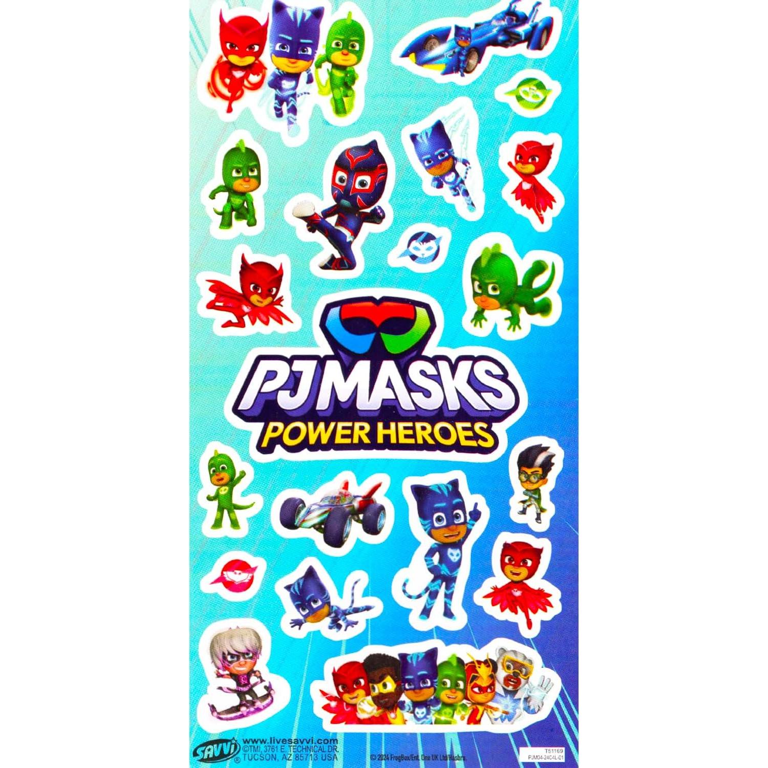 Disfraz de PJ Masks Gekko para niños con máscara y pegatinas