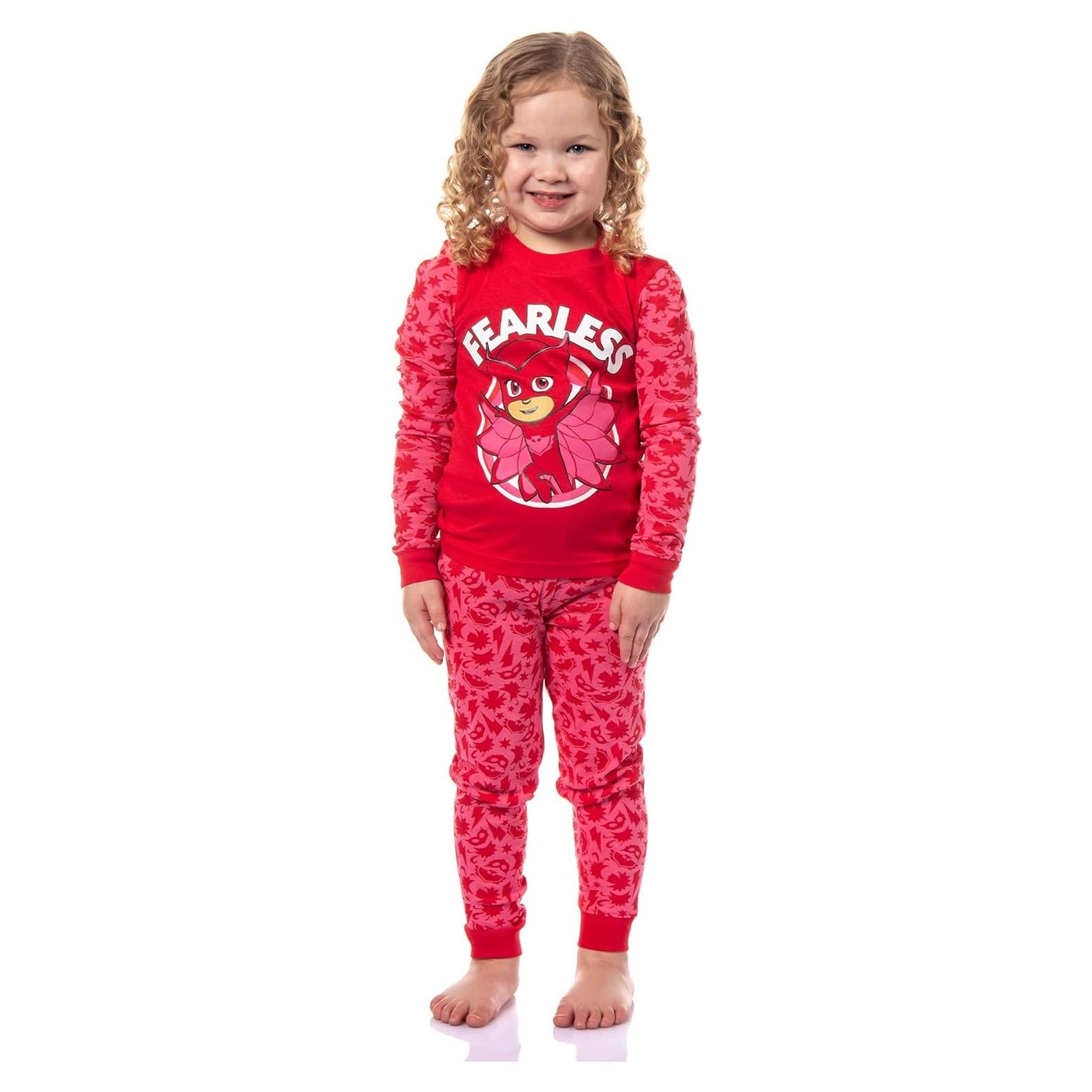 Conjunto de pijama Owlette 2 piezas para niñas 3T PJ Masks