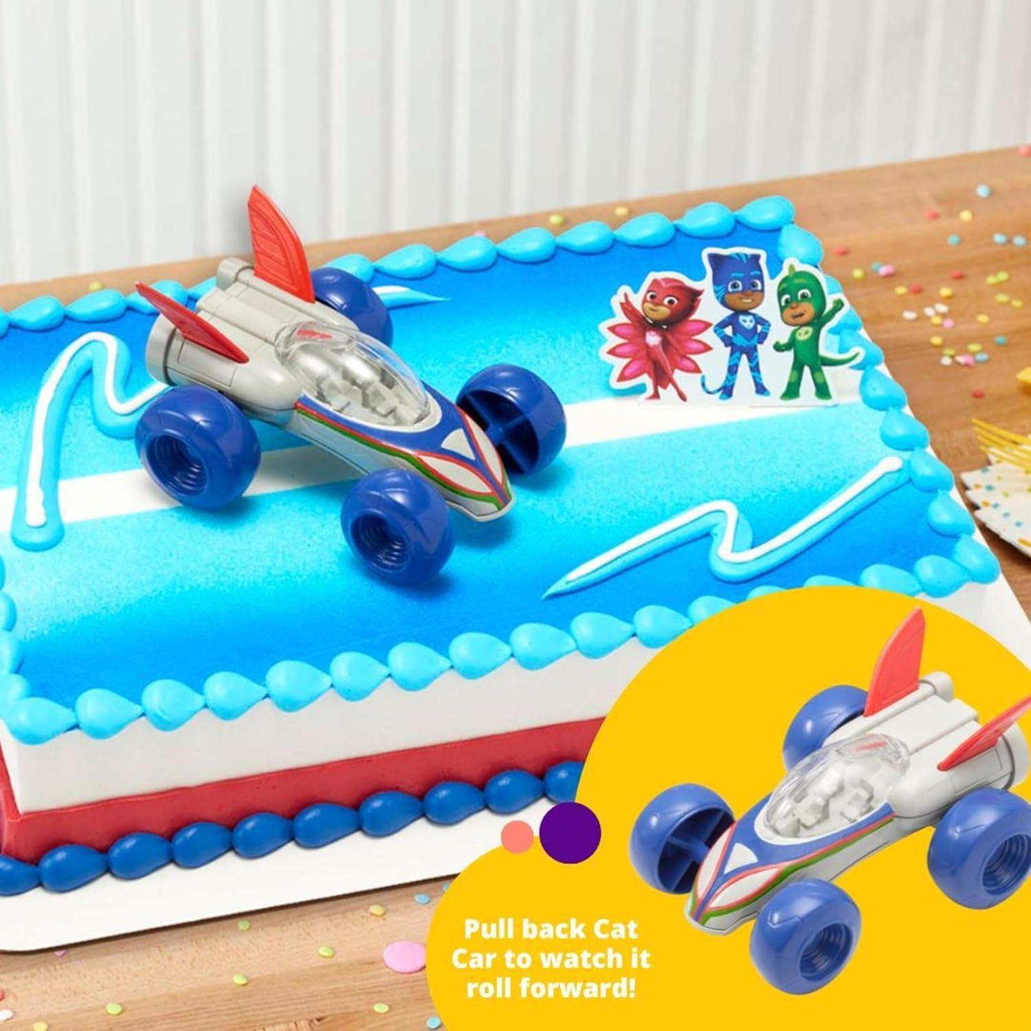 Adorno de Pastel PJ Masks DecoSet Salva el Día - 2 Piezas